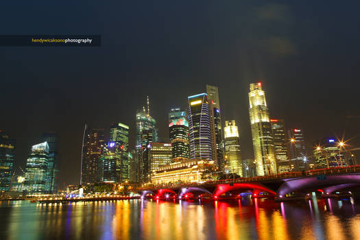 Singapore Night Scenery