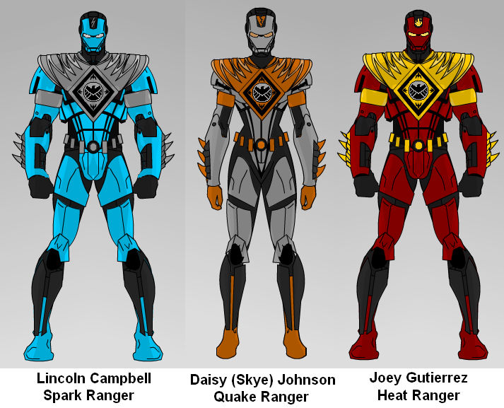 Power Rangers Agents of S.H.I.E.L.D. Inhuman Team by Soluna17 on DeviantArt