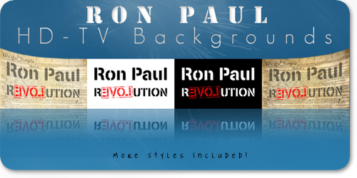 Ron Paul HD-TV Banners