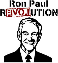 Ron Paul 2008 Stencil Vertical