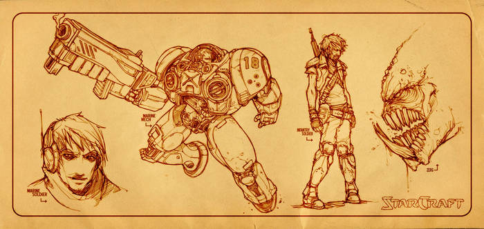 StarCraft Sketches