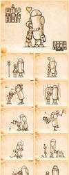 A Boy and His Robot by RYE-BREAD