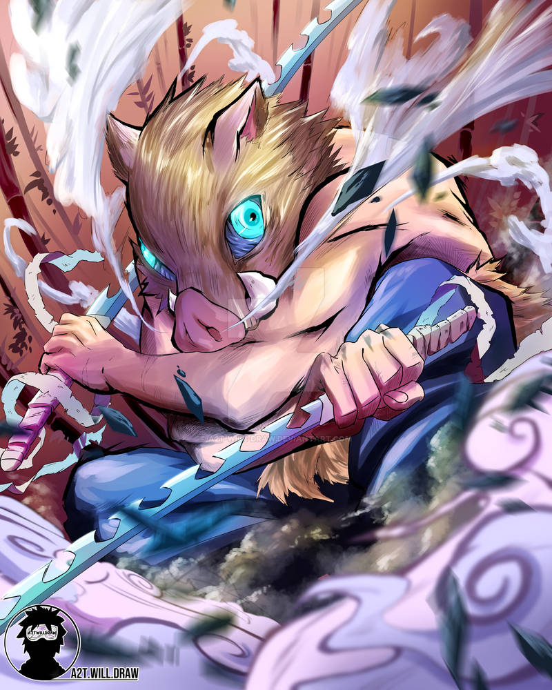 Inosuke - Kimetsu no Yaiba by A2T by A2T-will-Draw on DeviantArt