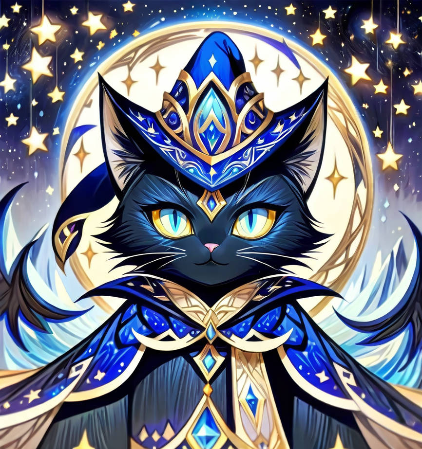 The magic cat by ZlyukaSD on DeviantArt