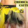 Caution tape skirt