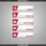 Twitch Panels - Red Cream