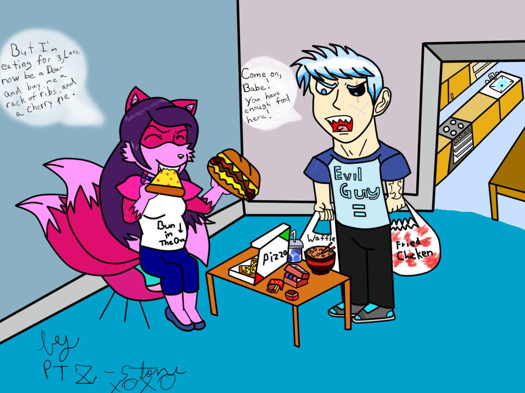 3rd Month Eating For 3 By DarkFoxyPrincess On DeviantArt 3rd-month-eating-for-3-by-darkfoxyprincess-on-deviantart