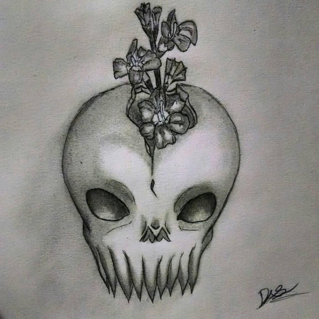 Snapdragon Skull tattoo by DradonX90 on DeviantArt