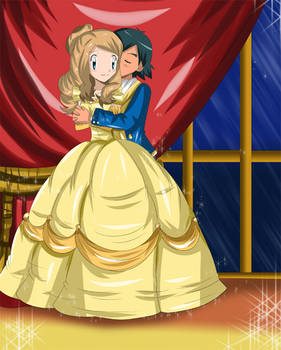 amourshipping beauty and beast dress