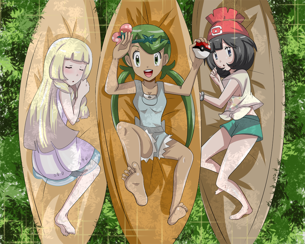 pokemon sun and moon girls