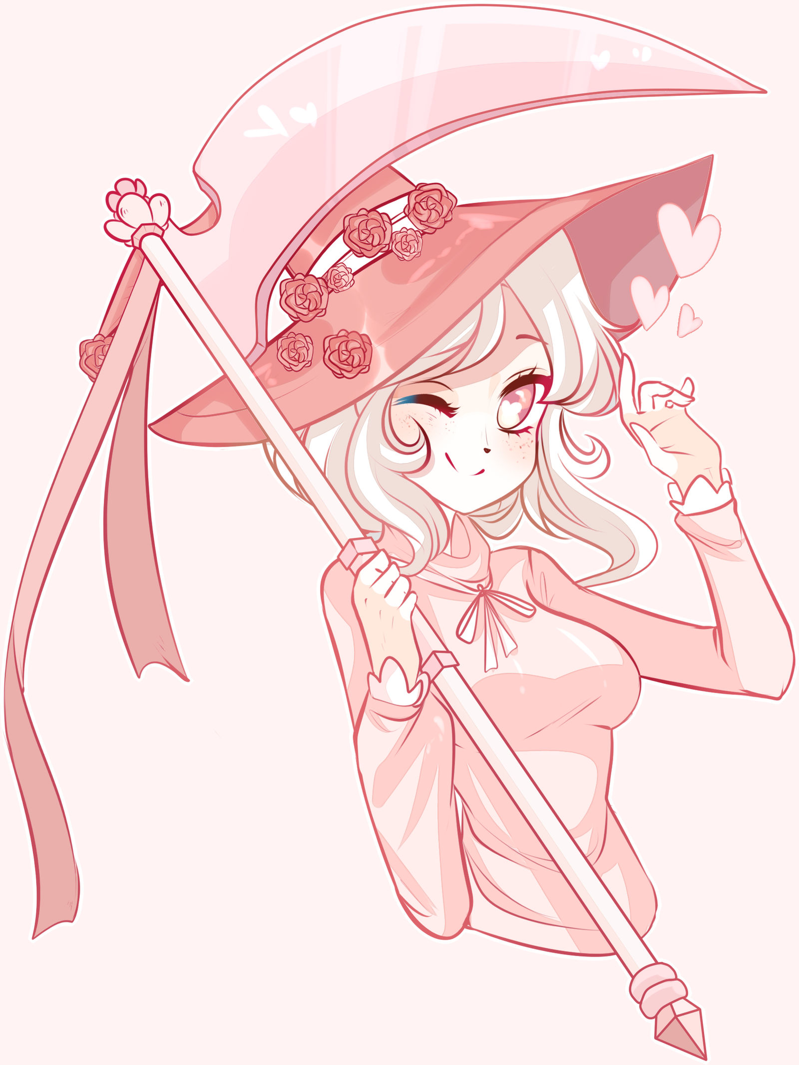 Pink Witch by COKIIEE on DeviantArt