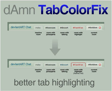 dAmn TabColorFix