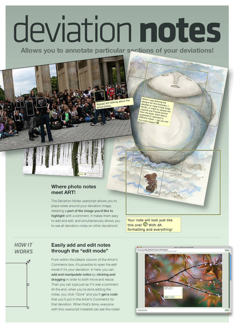 Deviation Notes by electricnet on DeviantArt