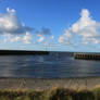 Sunny Saturday in Aberystwyth Harbor