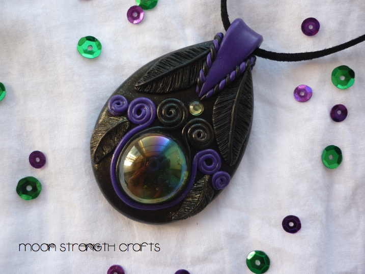 Maleficent inspired amulet