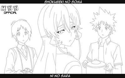 Shokugeki No Soma 1st Lineart