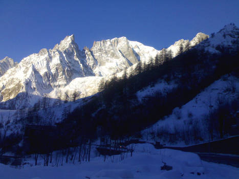 A Beautiful day in Courmayeur