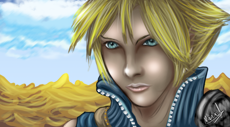 Cloud Strife landscapee