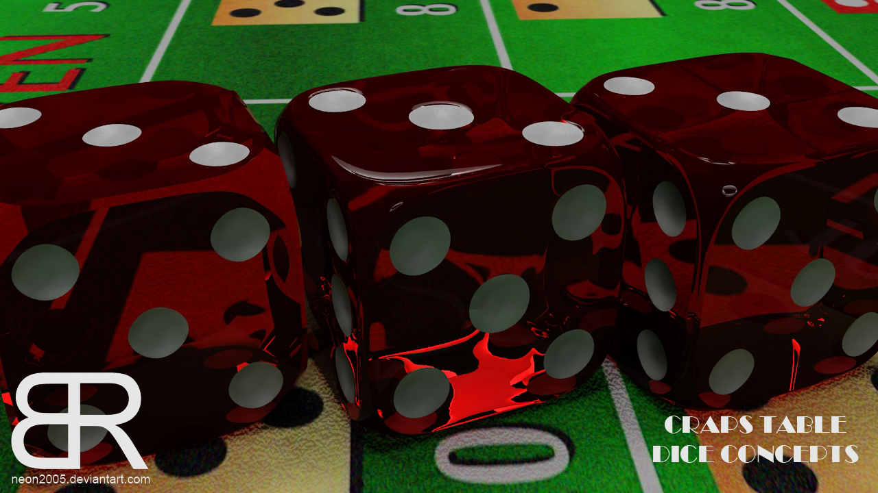 Casino - Craps Table - New dice concepts