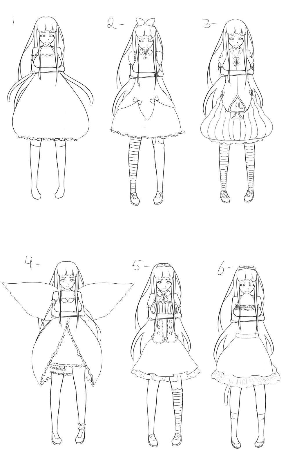 All Hinata's Dresses