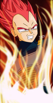 Super Saiyan God Vegeta