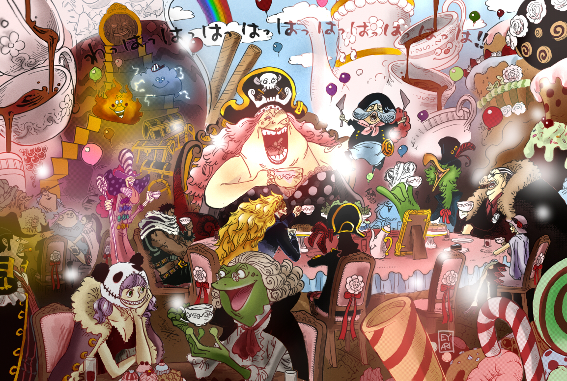 One Piece 861 Tea Party Colored By Eyaririri On Deviantart One Piece 861 Tea Party Colored By Eyaririri On Deviantart
