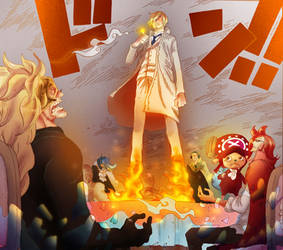One Piece 865 - The Germa's Savior colored