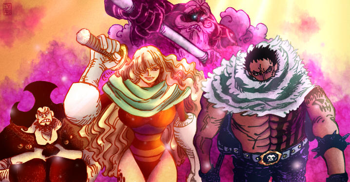 One Piece 868 The Sweet Commanders Colored By Eyaririri On Deviantart