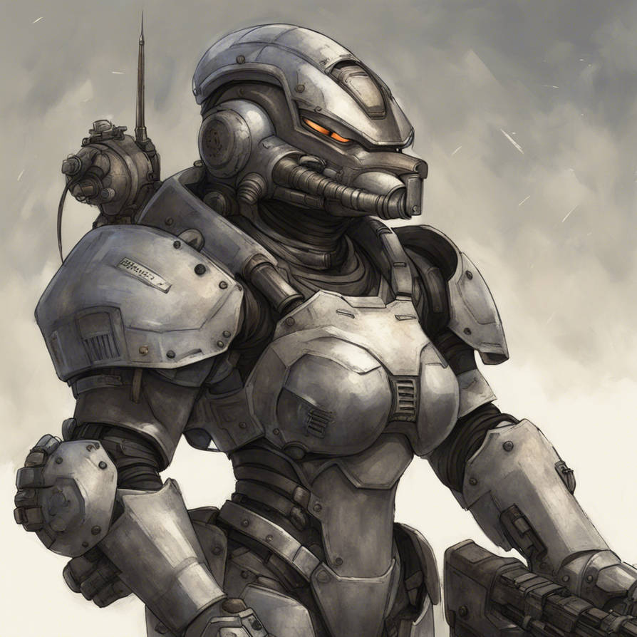 Female power armor by Goldfox2345 on DeviantArt