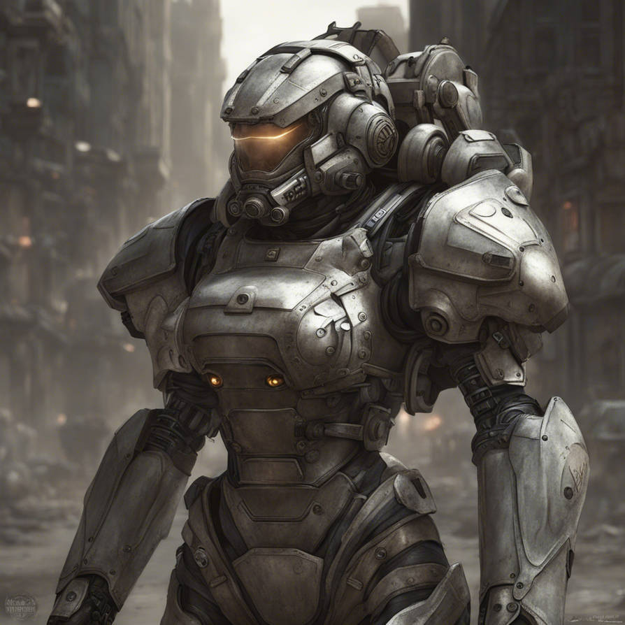 Female power armor by Goldfox2345 on DeviantArt