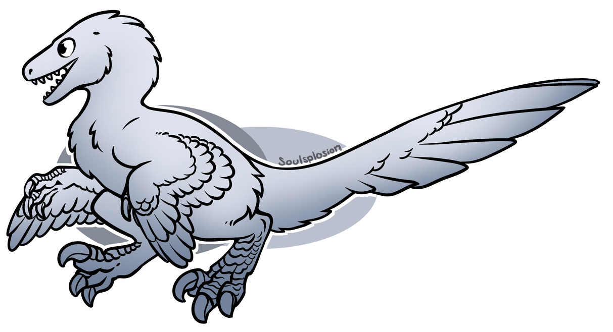 Cartoon Jumping Raptor Base for Anything by Vexronian on DeviantArt