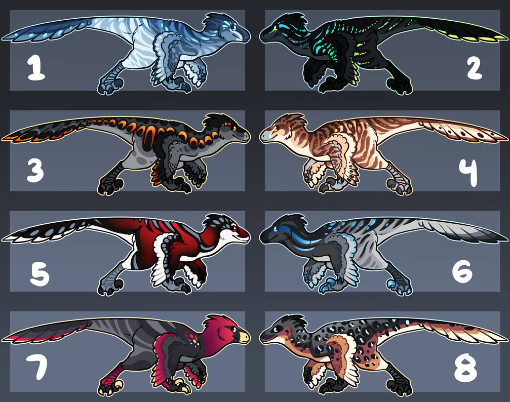 Raptor Adopts! | Closed by Vexronian on DeviantArt