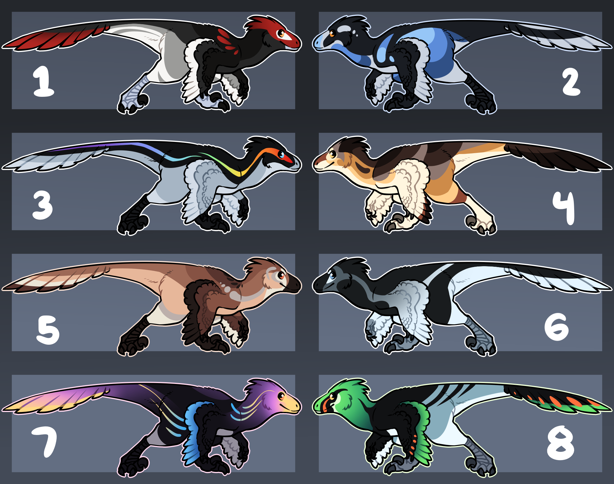 Raptor Adopts! | CLOSED by Vexronian on DeviantArt