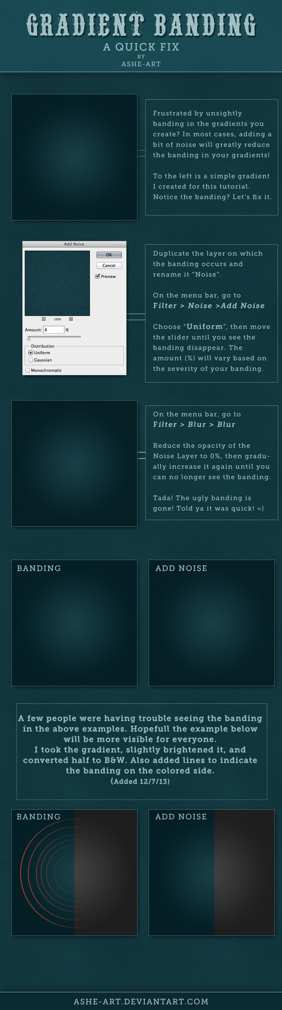 Gradient Banding Quick Fix Tutorial (Updated)