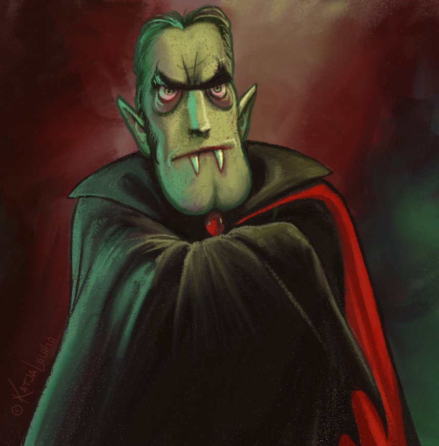 Cartoon Dracula sketch by KatLouhio on DeviantArt Cartoon Dracula sketch by KatLouhio on DeviantArt