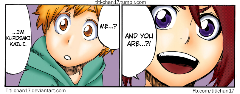 Kazui Kurosaki e Ichika Abarai - Coloring |Bleach|