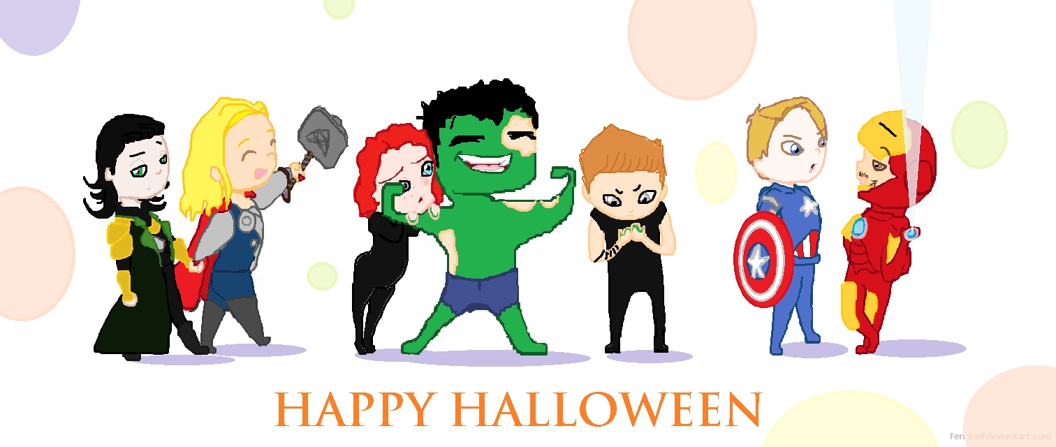 Happy Halloween, Tiny Avengers by Fenrira on DeviantArt