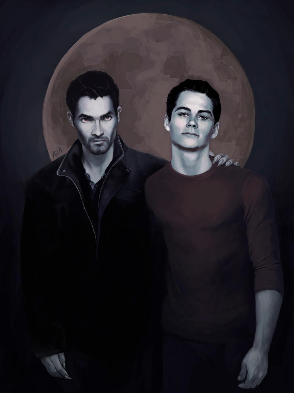 Sterek Window Sterek (commission). by Armellin on DeviantArt
