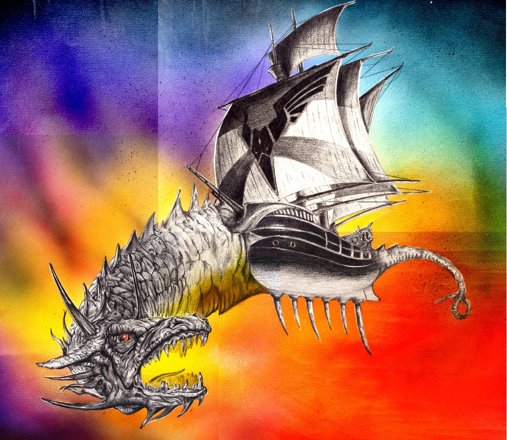 Dragon and Ship as one