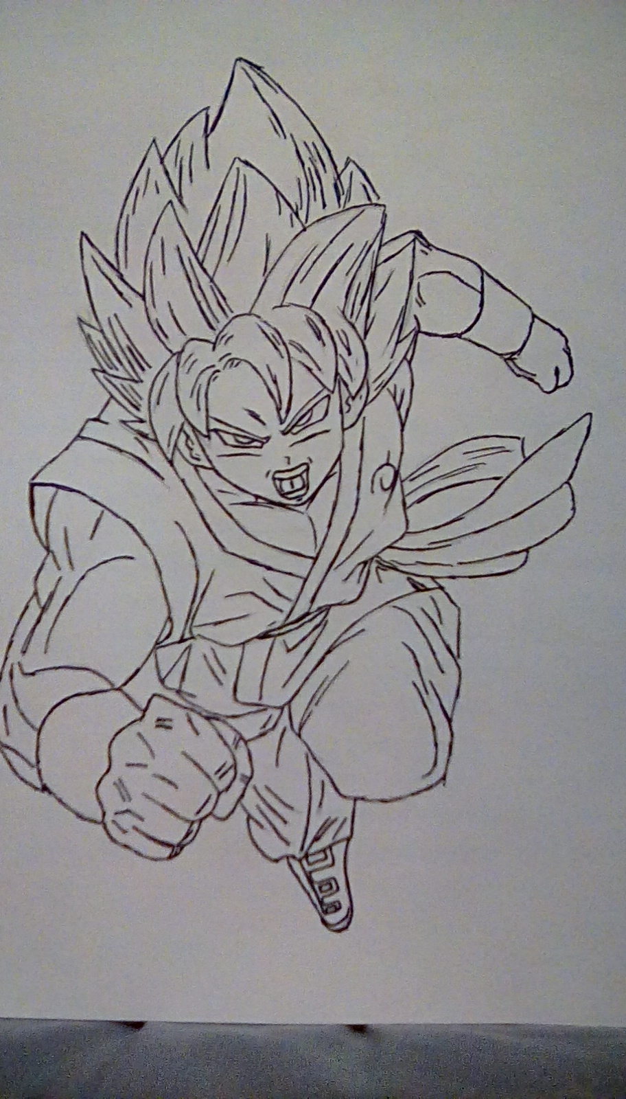 GOKU SUPER SAIYAN (2,DRAWING 2018) by RafaelAvd on DeviantArt