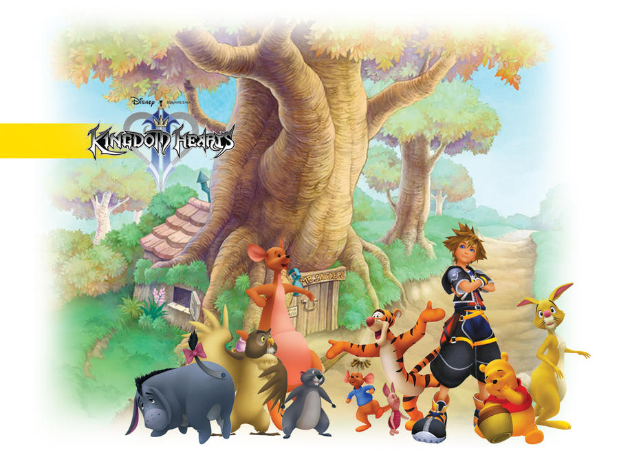 Kingdom Hearts - 100 acre wood by JohnRiddle20 on DeviantArt