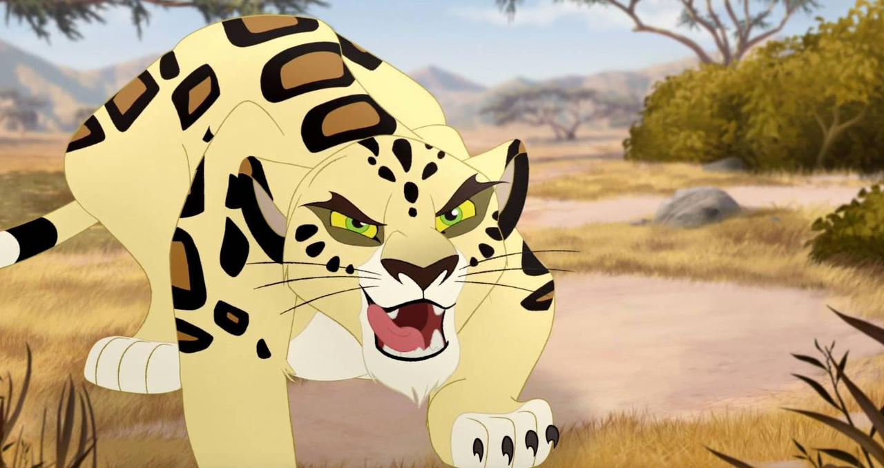 Bad Leopard The lion guard leopard villain growling by beaucer on DeviantArt