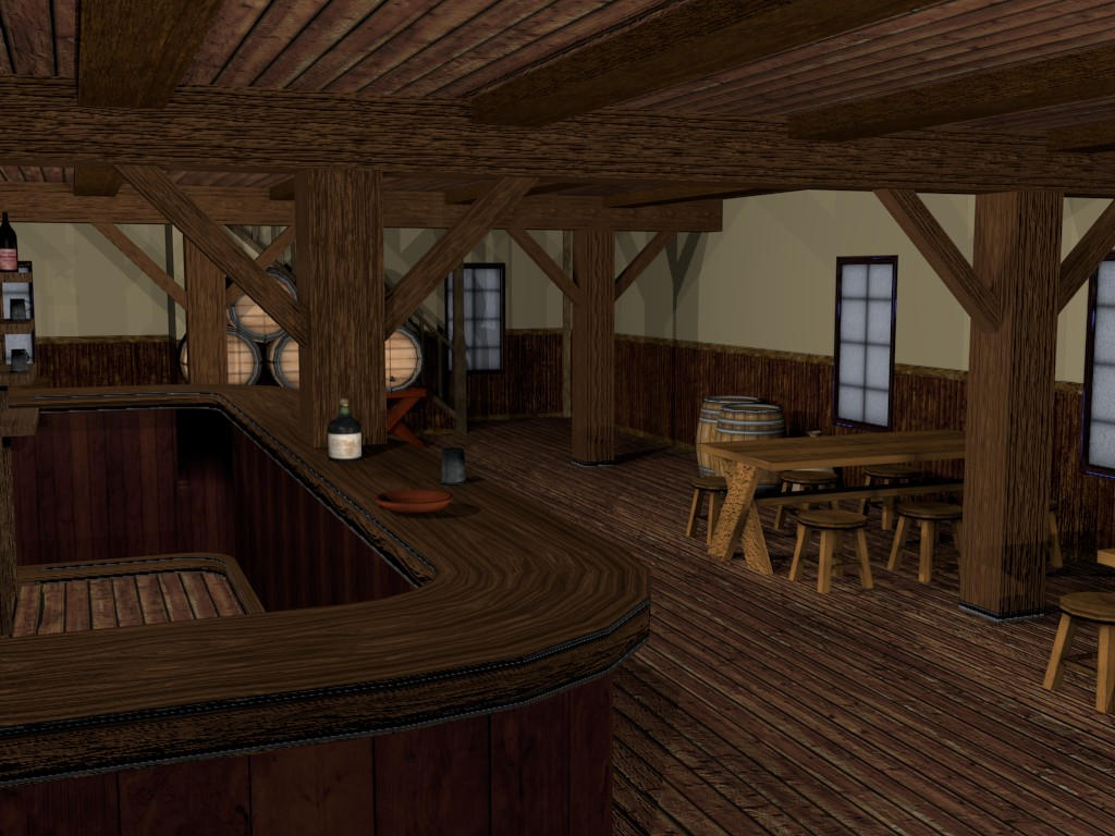 Pirate Tavern Interiors WIP 1 by LordJulianOfGales on DeviantArt