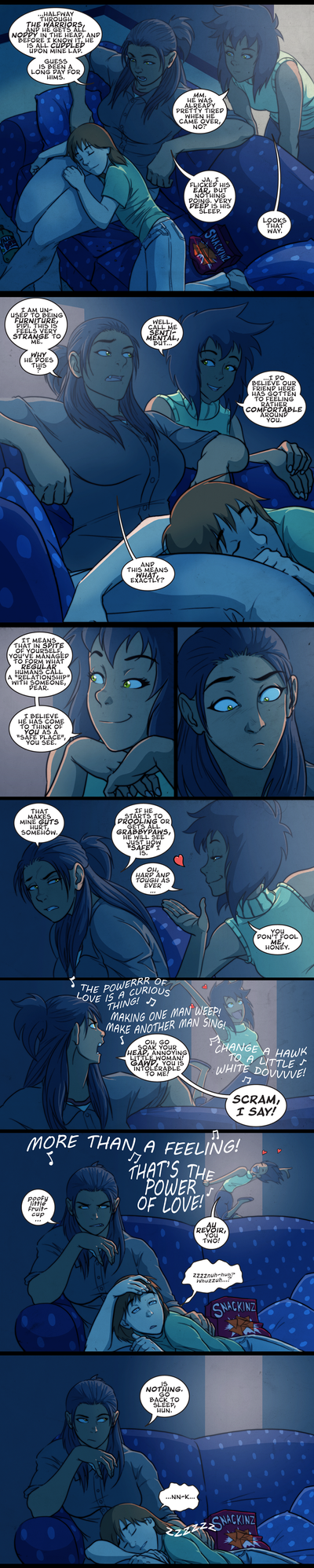 in the arms of sleep