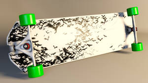 3D-modelling: Longboard 02