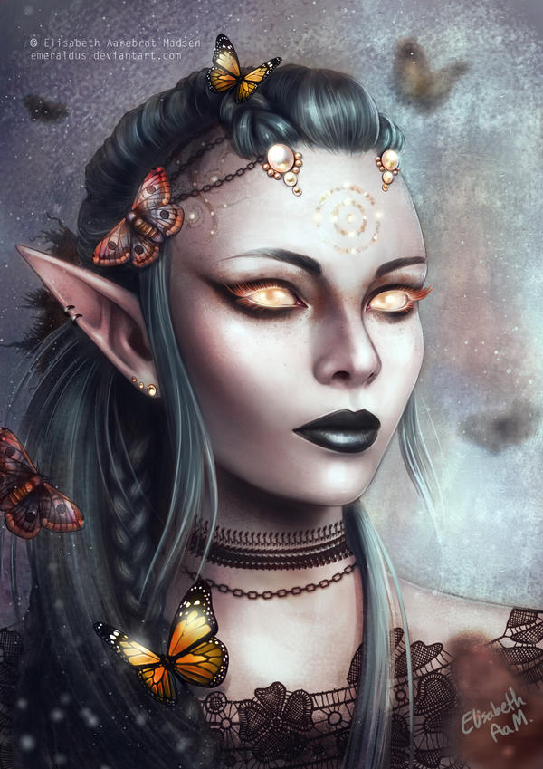 Shadow Elf by Emeraldus on DeviantArt