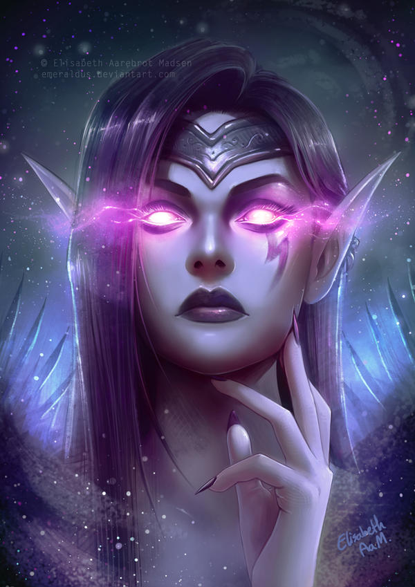 Morgana portrait by Emeraldus on DeviantArt