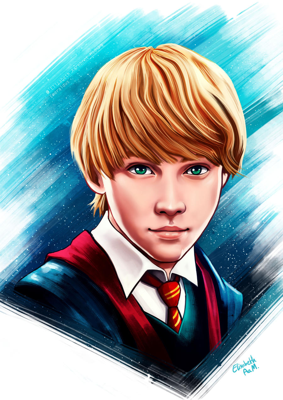 Ron Weasley Portrait by Emeraldus on DeviantArt