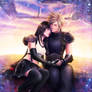 Cloud and Tifa