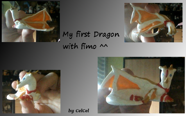 first Dragon with fimo ^^